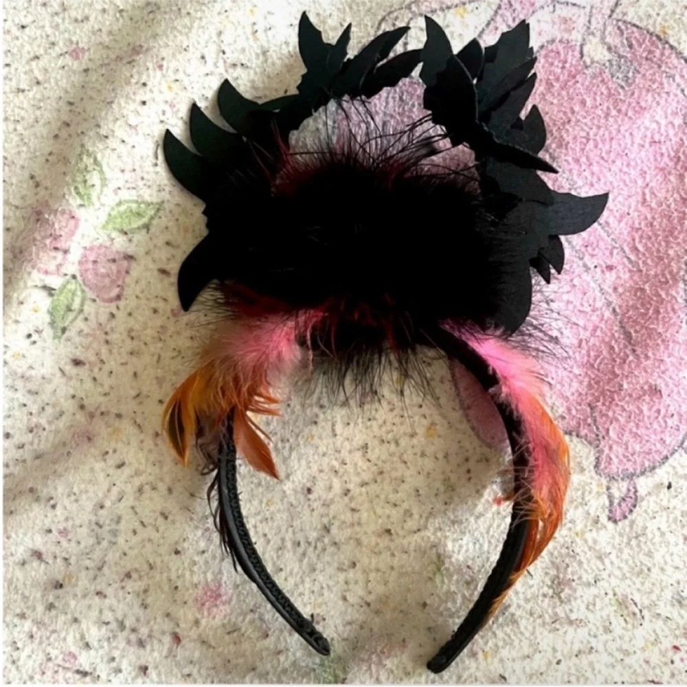 Dolls Kill Bats & Feathers Headband